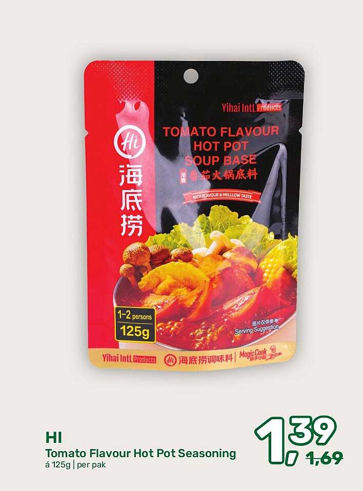 HI Tomato Flavour Hot Pot Seasoning á 125g | per pak