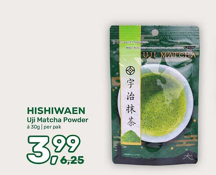 HISHIWAEN Uji Matcha Powder á 30g | per pak