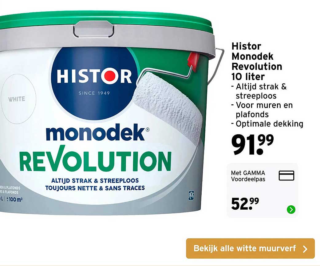 Histor Monodek Revolution 10 liter