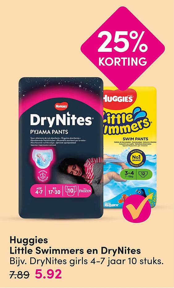 Huggies Little Swimmers en DryNites