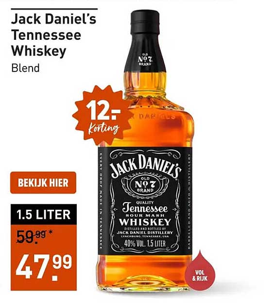 Jack Daniel's Tennessee Whiskey Blend