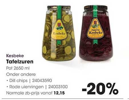 Kesbeke Tafelzuren