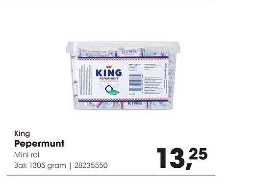 King Pepermunt Mini rol