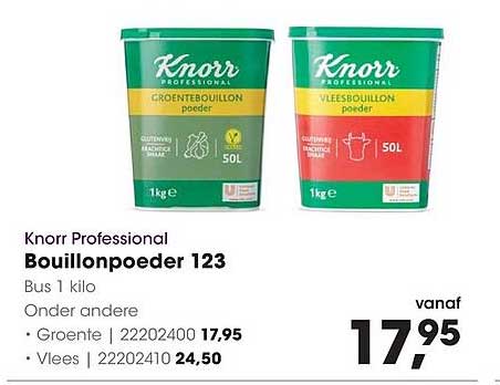 Knorr Professional Bouillonpoeder 123