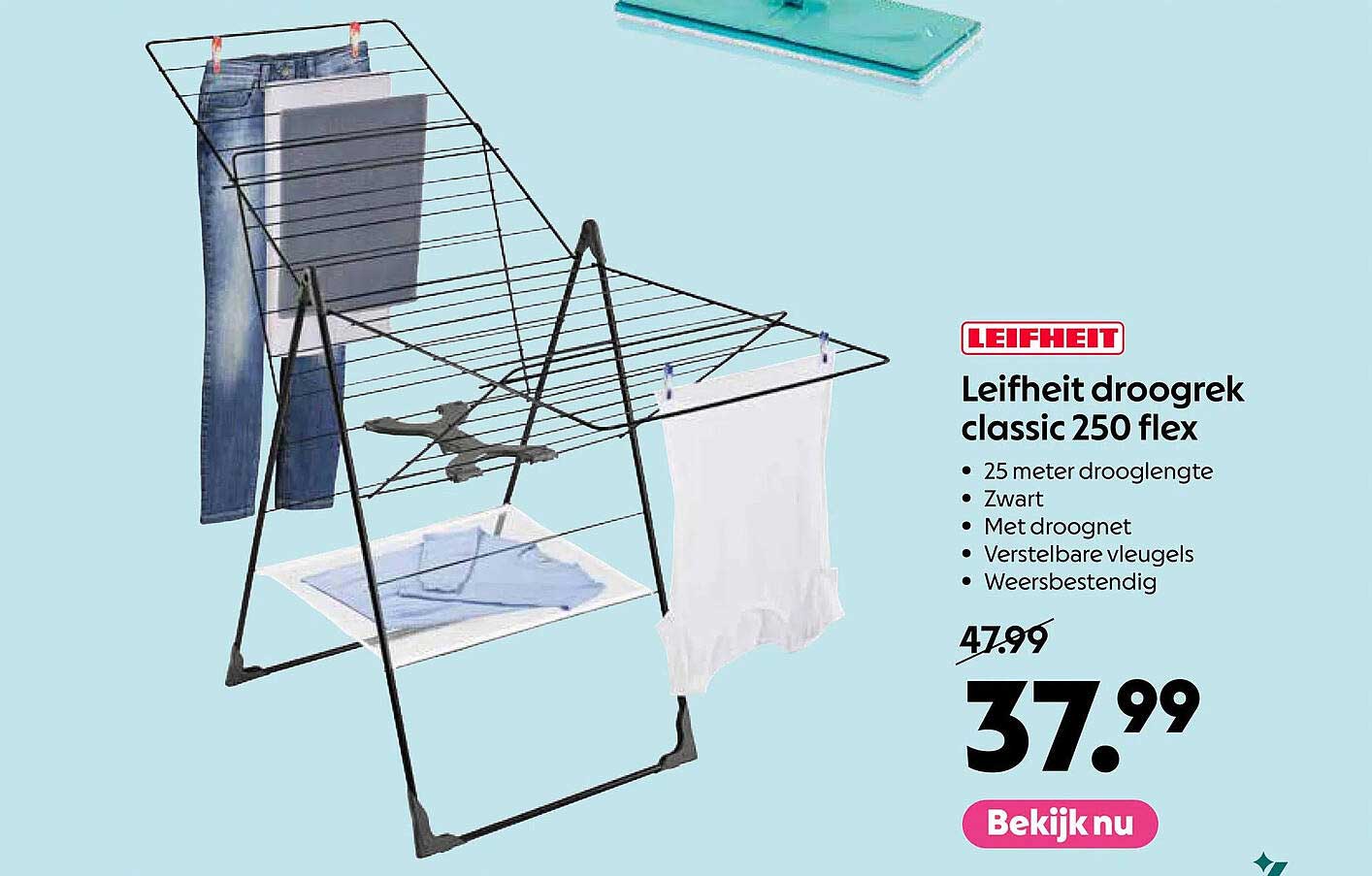 Leifheit droogrek classic 250 flex
