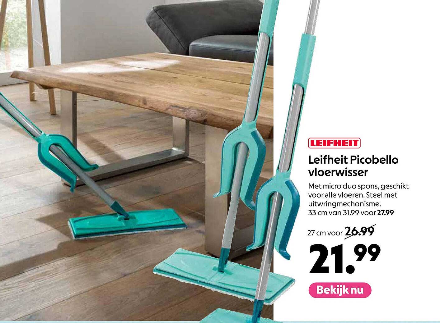 Leifheit Picobello vloerwisser