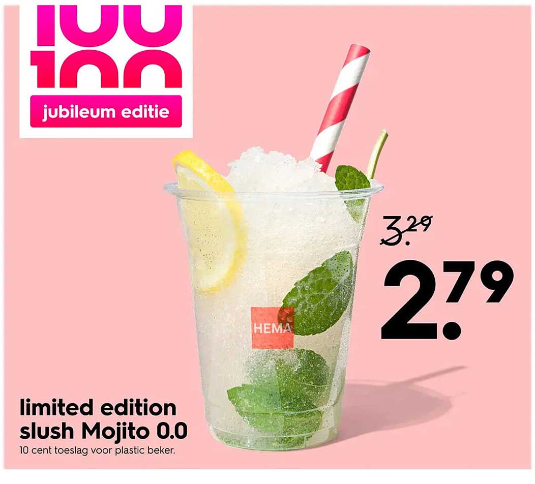 limited edition slush Mojito 0.0
