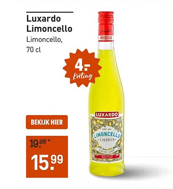 Luxardo Limoncello, 70 cl
