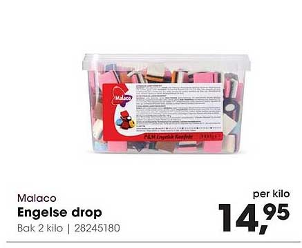 Malaco Engelse drop