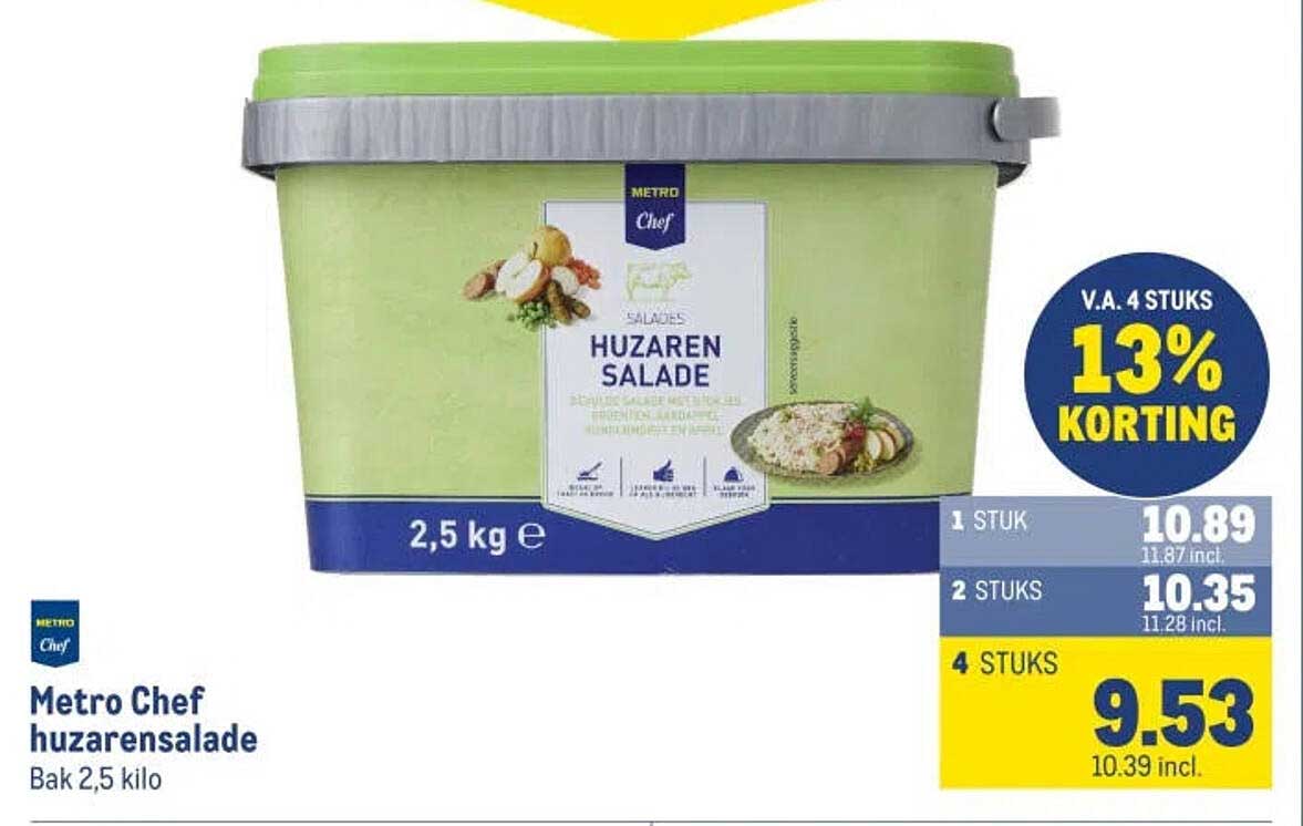 Metro Chef huzarensalade