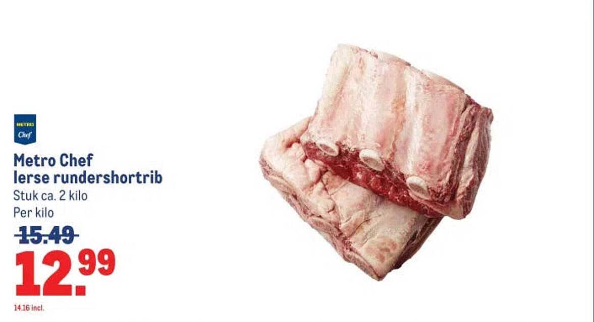 Metro Chef Ierse rundershortrib
