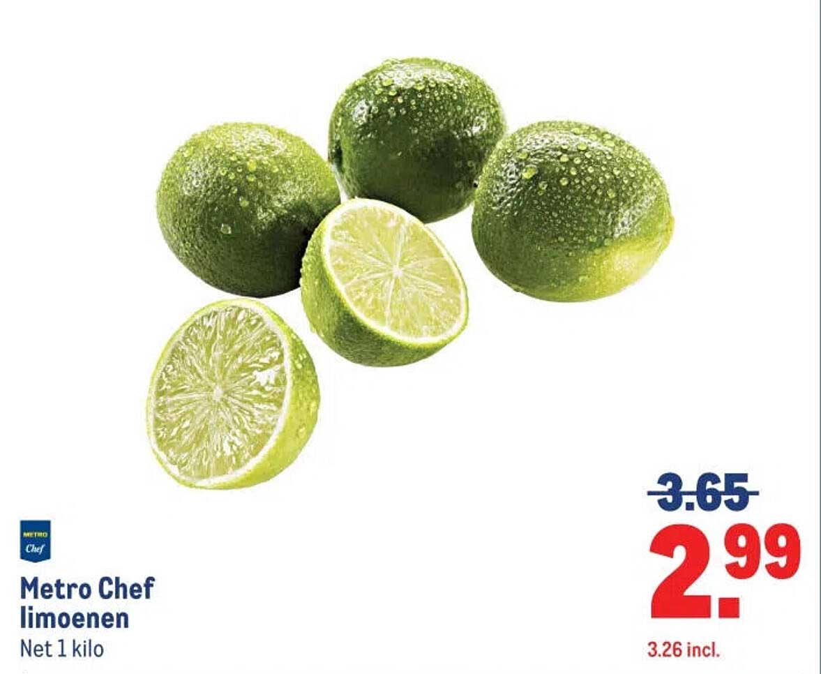 Metro Chef limoenen Net 1 kilo