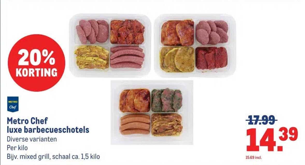 Metro Chef luxe barbecueschotels