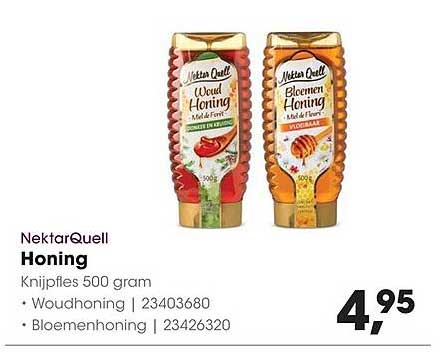 NektarQuell Honing Knijpfles 500 gram