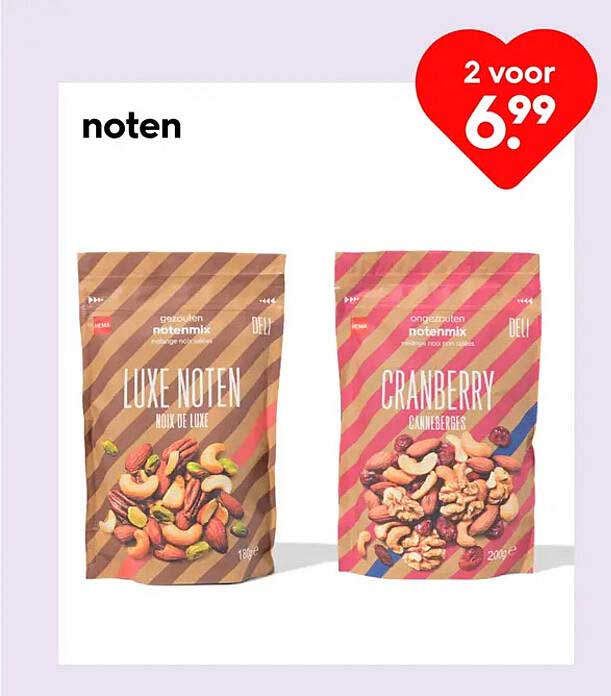 noten 2 voor 6.99