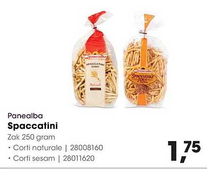 Panealba Spaccatini Zak 250 gram