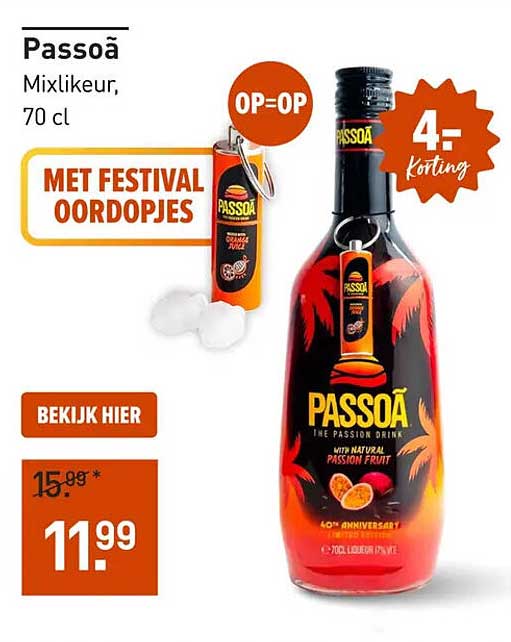 Passoã Mixlikeur, 70 cl