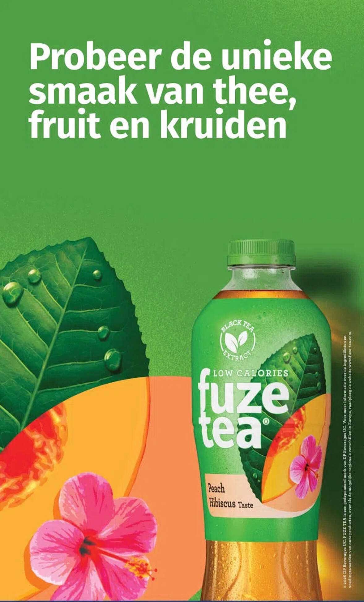 Probeer de unieke smaak van thee, fruit en kruiden