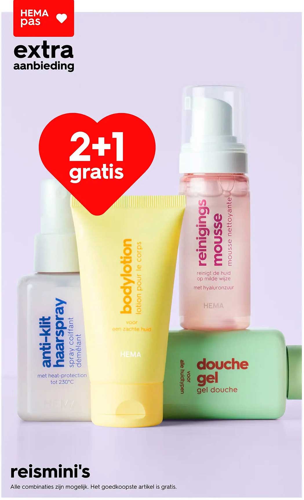 reismini's 2+1 gratis