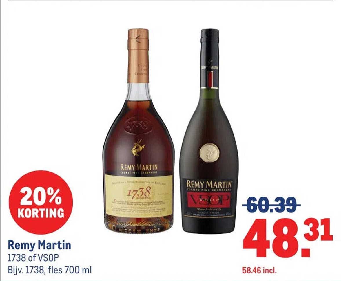Remy Martin 1738 of VSOP
