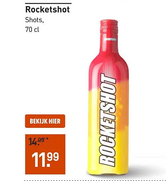 Rocketshot Shots, 70 cl