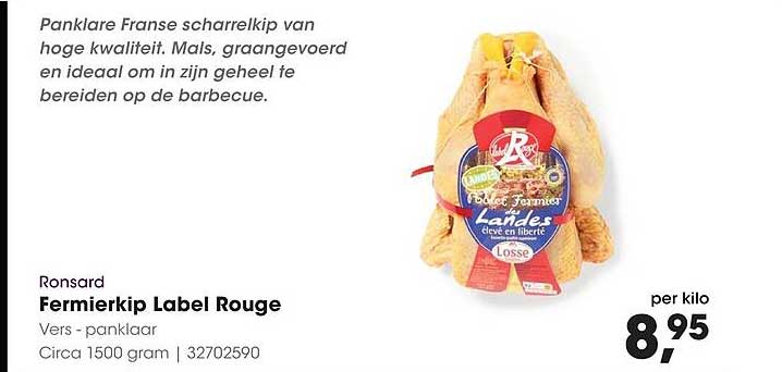 Ronsard Fermierkip Label Rouge