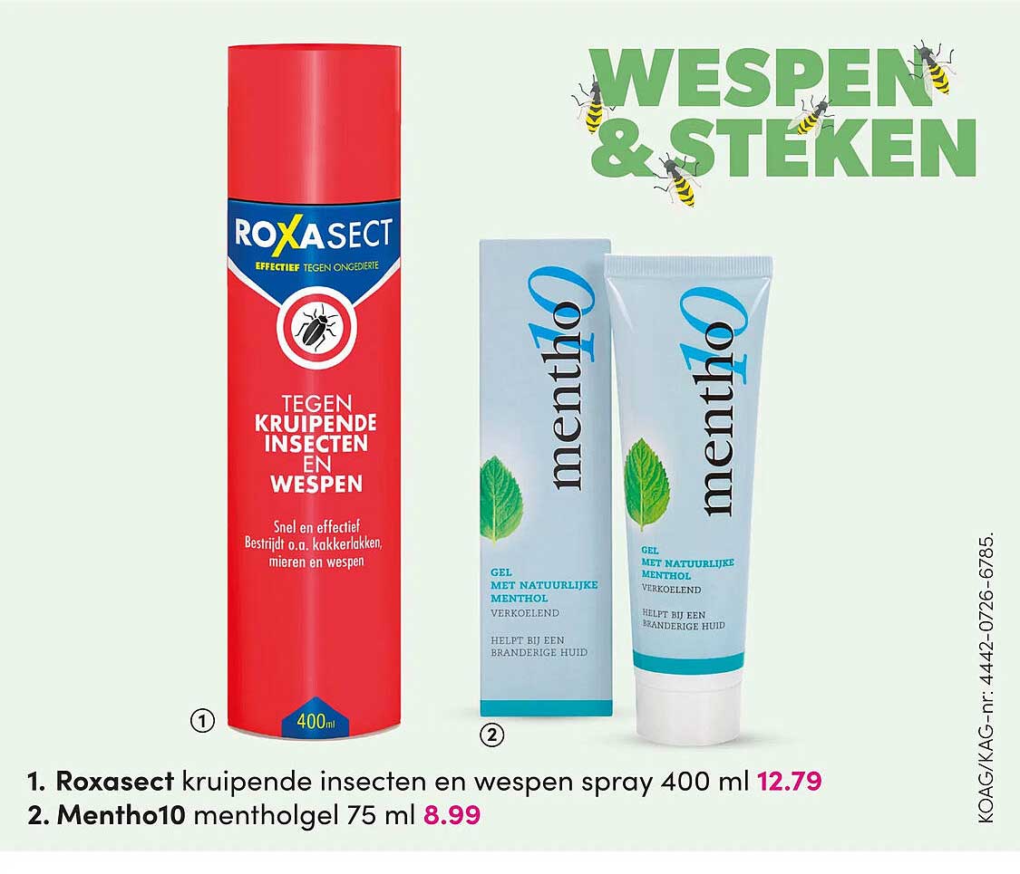 Roxasect kruipende insecten en wespen spray 400 ml