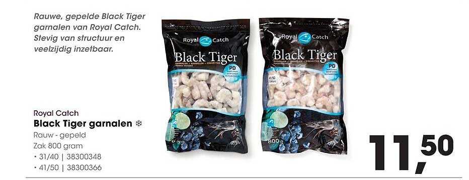 Royal Catch Black Tiger garnalen
