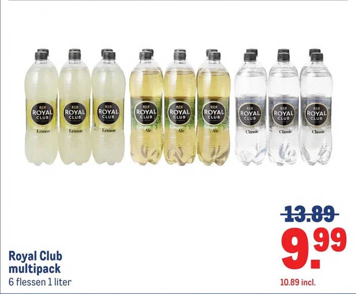 Royal Club multipack 6 flessen 1 liter