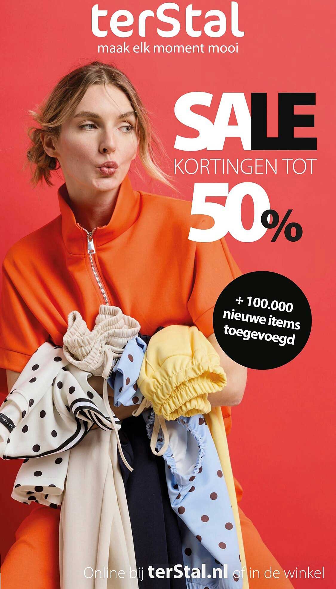 SALE KORTINGEN TOT 50%