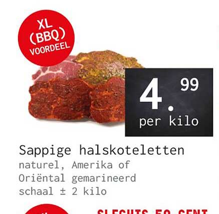 Sappige halskoteletten