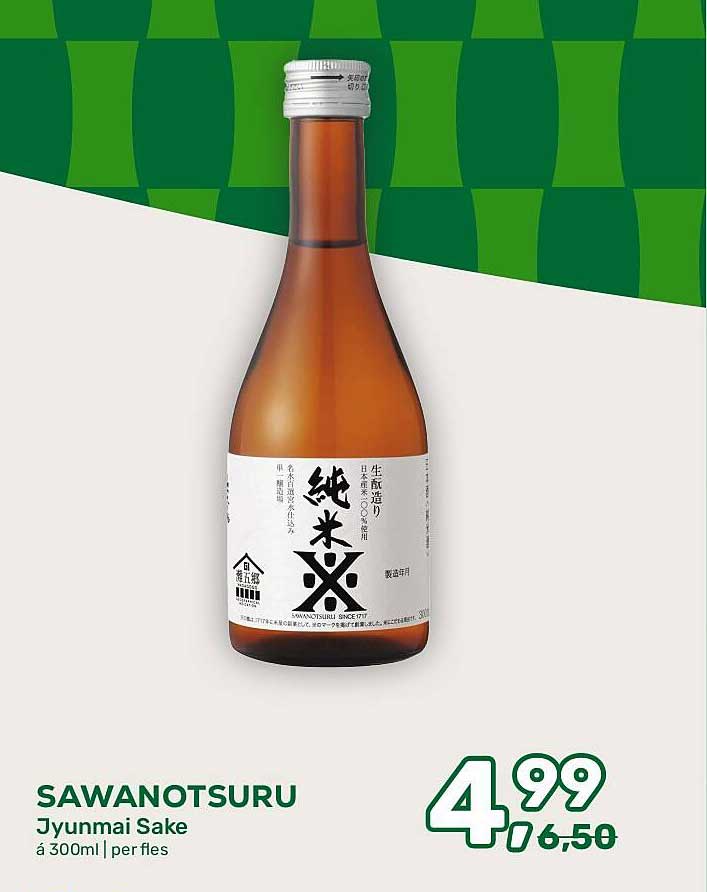 SAWANOTSURU Jyunmai Sake á 300ml | per fles