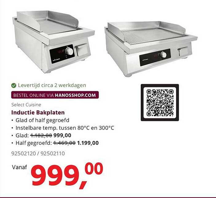 Select Cuisine Inductie Bakplaten