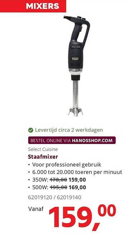 Select Cuisine Staafmixer