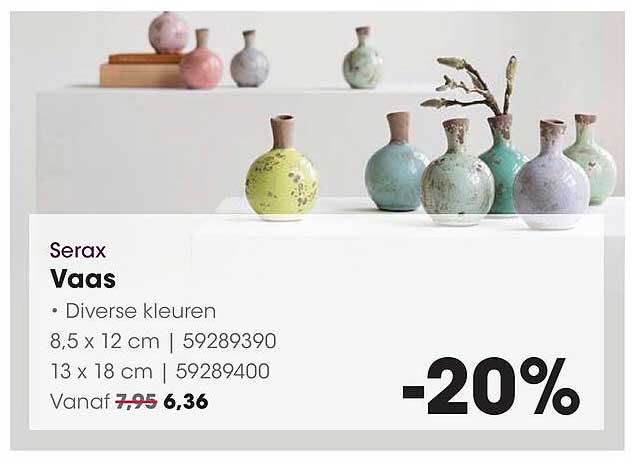 Serax Vaas -20%