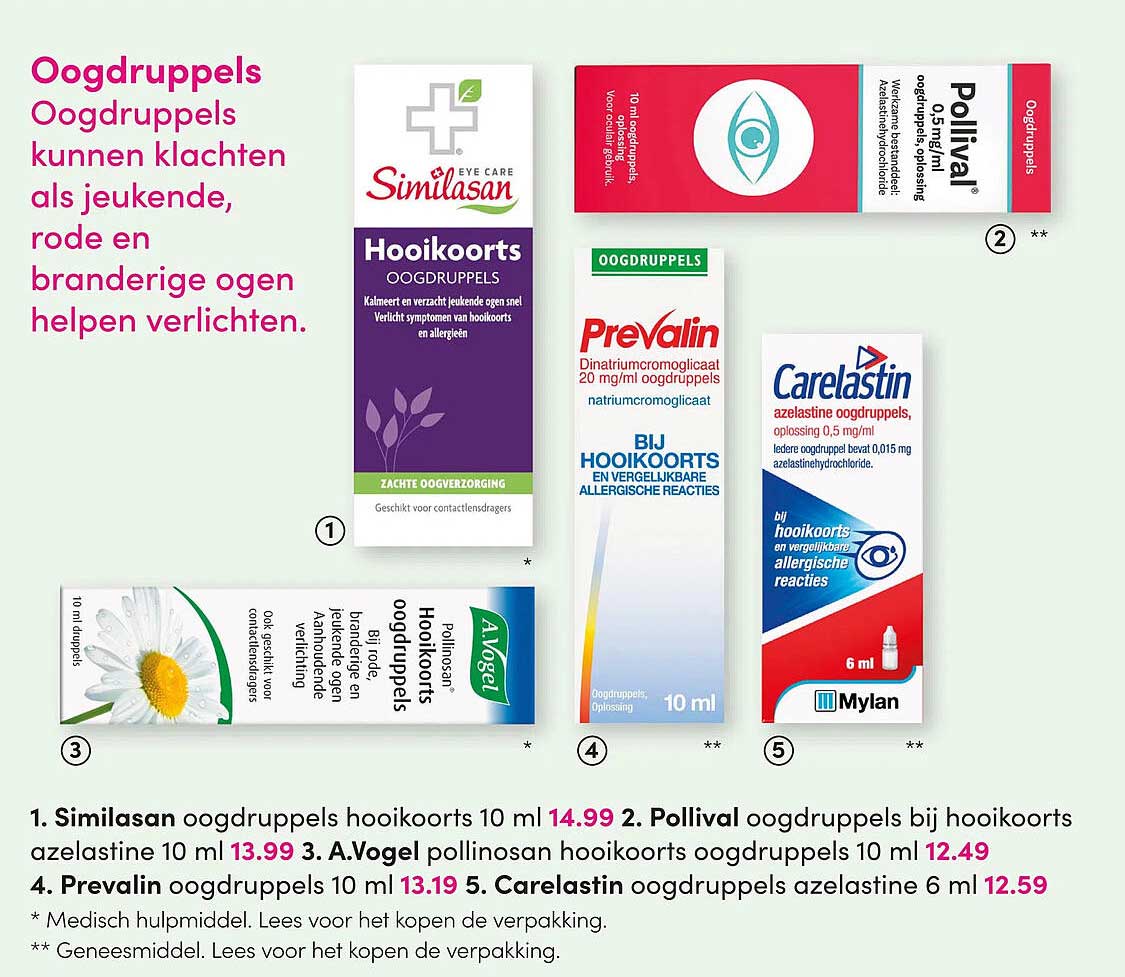 Similasan oogdruppels hooikoorts 10 ml