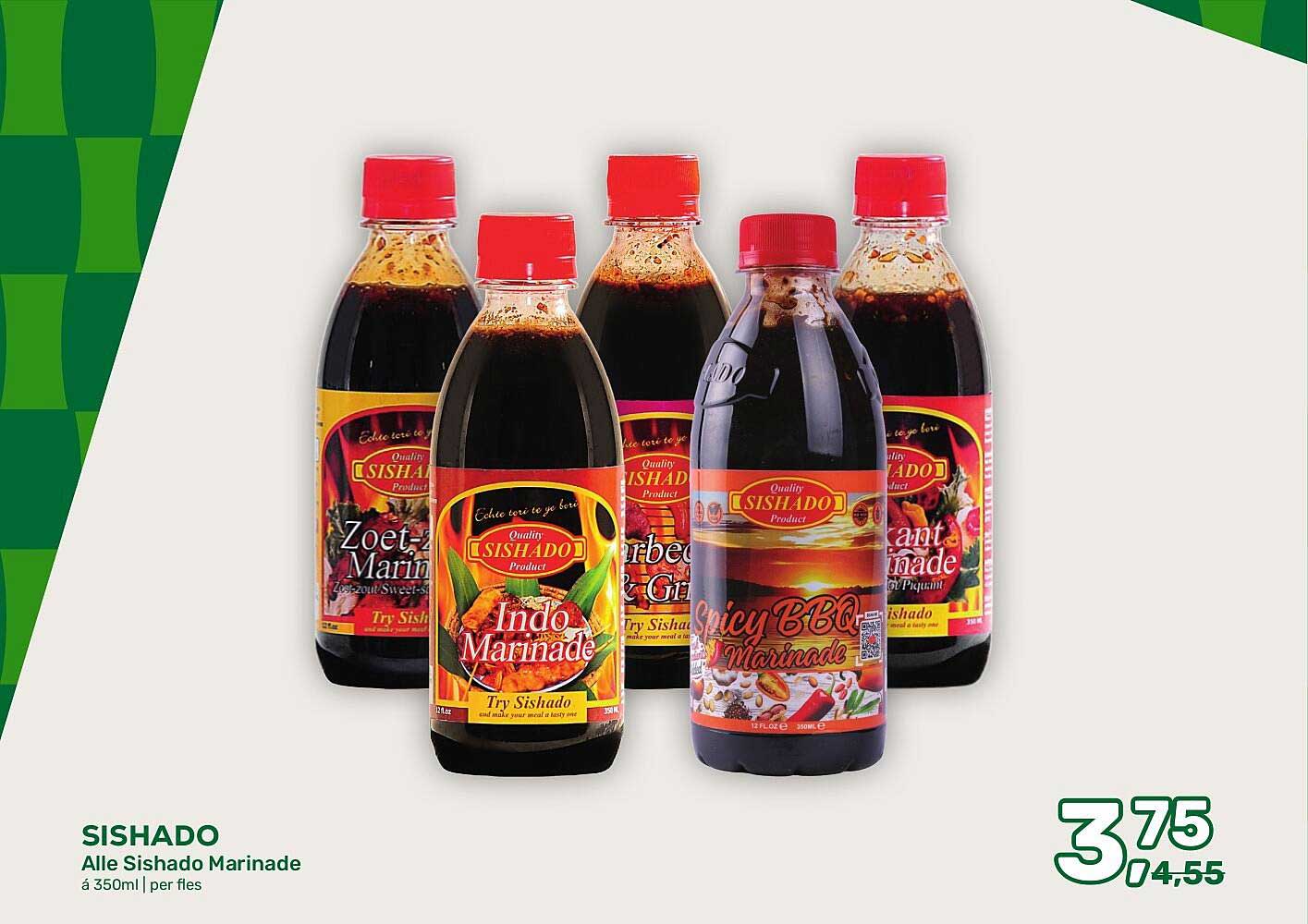 SISHADO Alle Sishado Marinade á 350ml | per fles