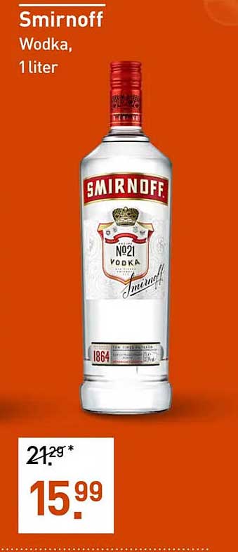 Smirnoff Wodka, 1 liter