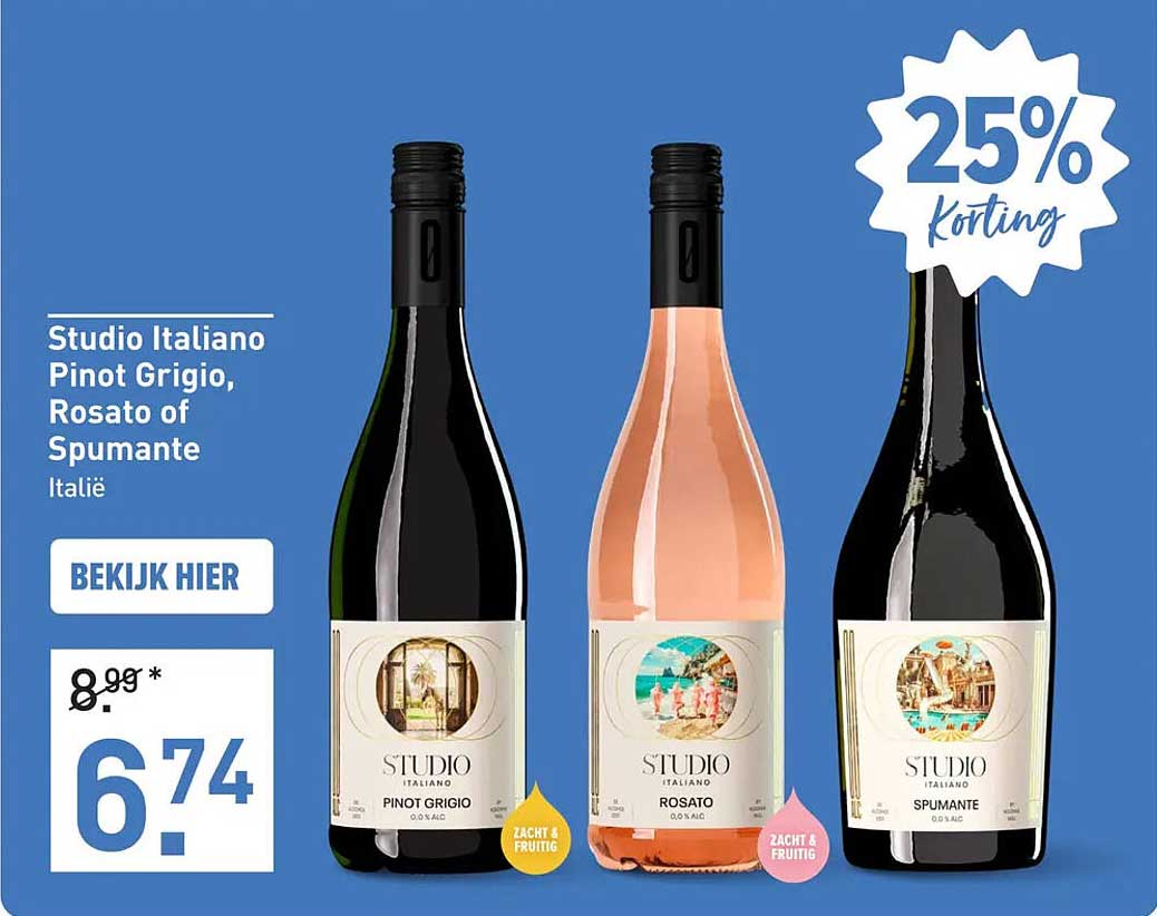 Studio Italiano Pinot Grigio, Rosato of Spumante
