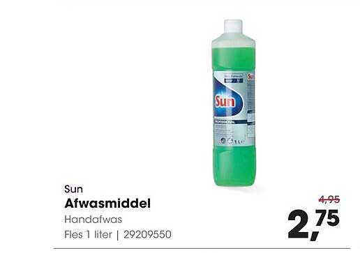 Sun Afwasmiddel Handafwas Fles 1 liter | 29209550