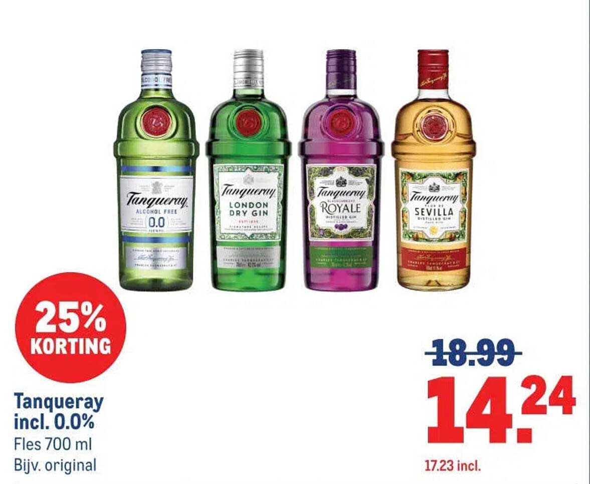 Tanqueray incl. 0.0%