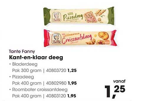 Tante Fanny Kant-en-klaar deeg