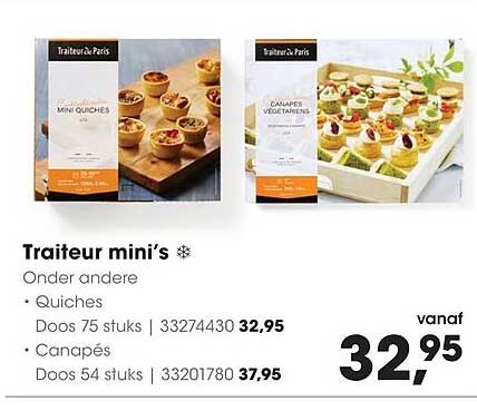 Traiteur mini's
