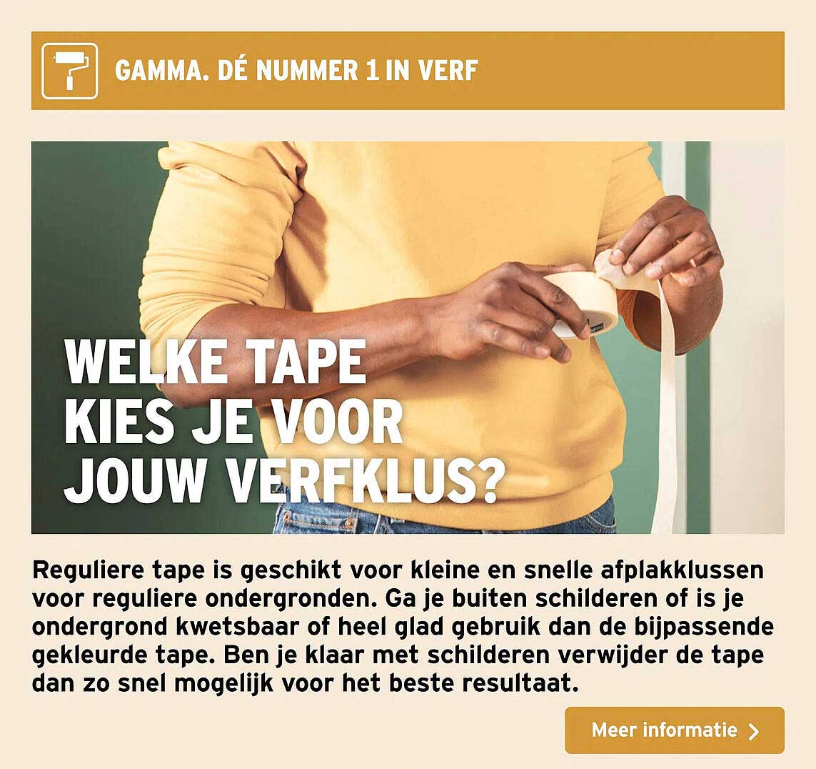 WELKE TAPE KIES JE VOOR JOUW VERFKLUS?