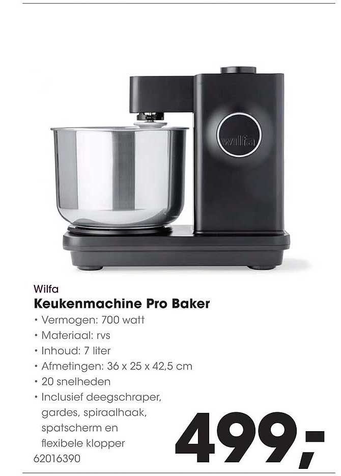 Wilfa Keukenmachine Pro Baker