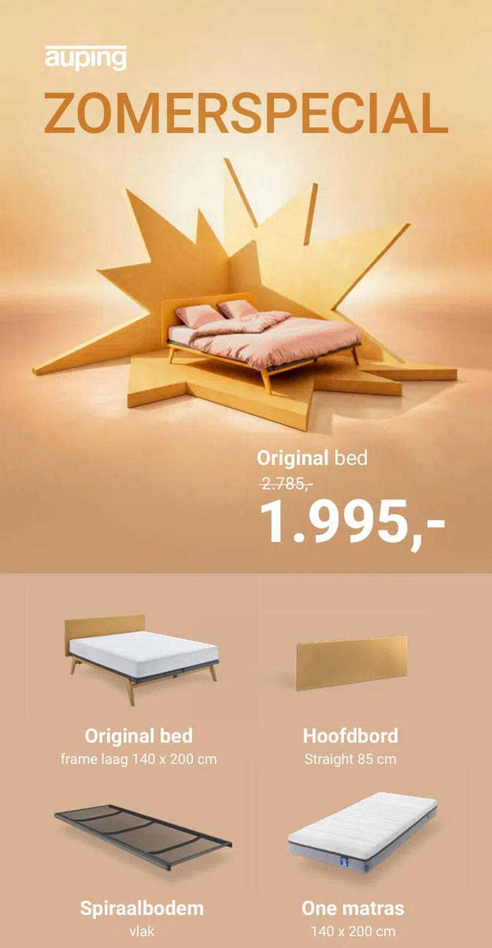 ZOMERSPECIAL Original bed