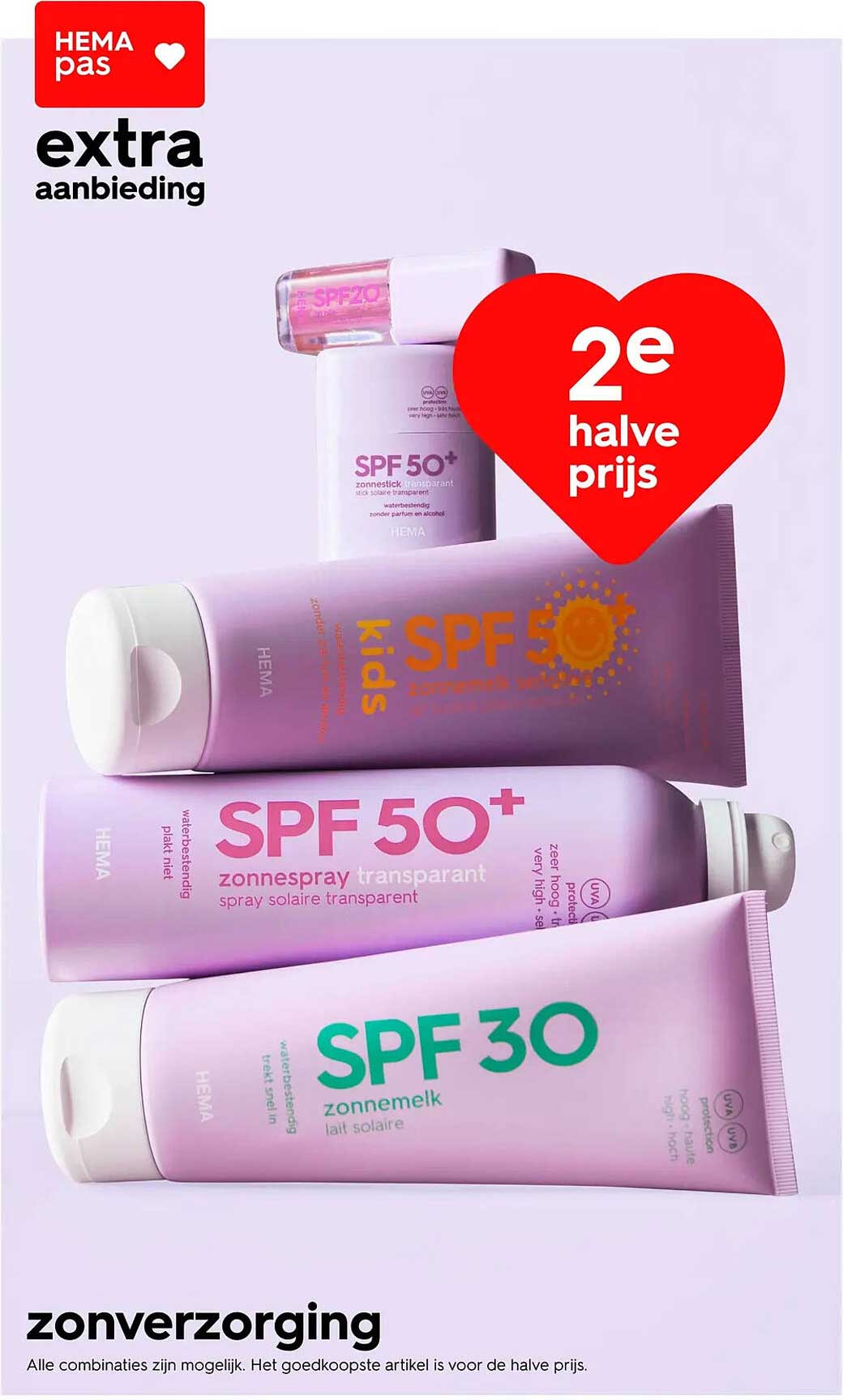 zonneverzorging 2e halve prijs