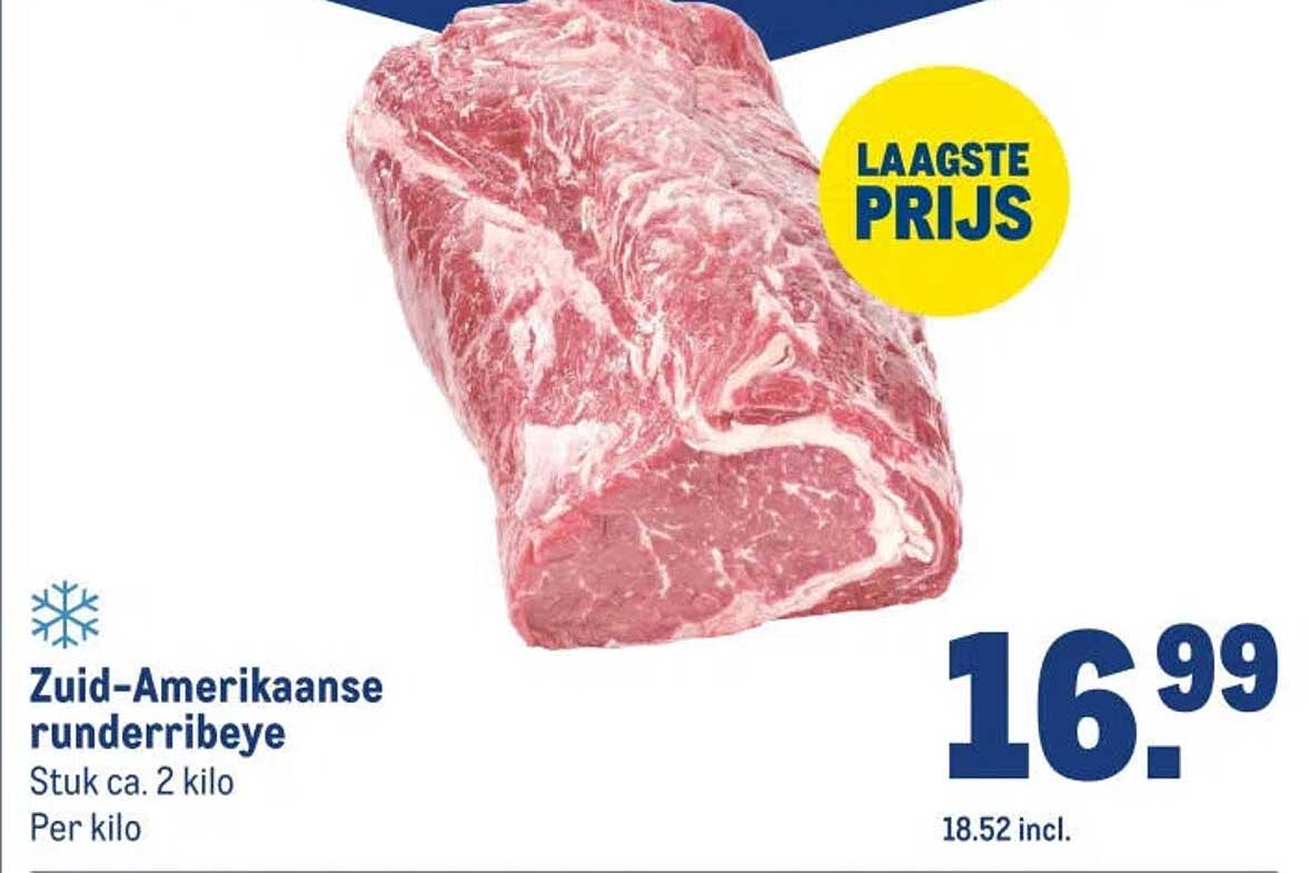 Zuid-Amerikaanse runderribeye