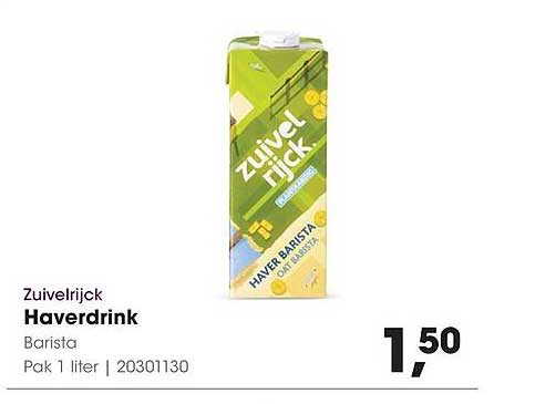 Zuivelrijk Haverdrink Barista
