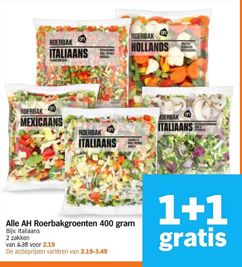 Alle AH Roerbakgroenten 400 gram